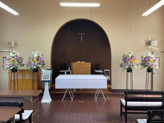 親和葬祭で葬儀を行なった写真