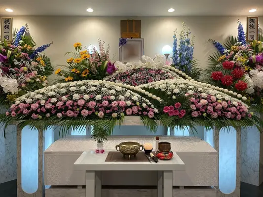 親和葬祭で葬儀を行なった写真