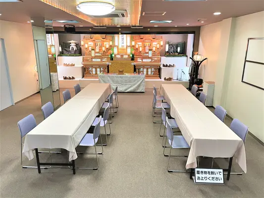 JR吹田駅前ホールで葬儀を行なった写真