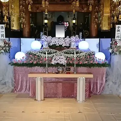 天行社江戸川橋支店で葬儀を行なった写真