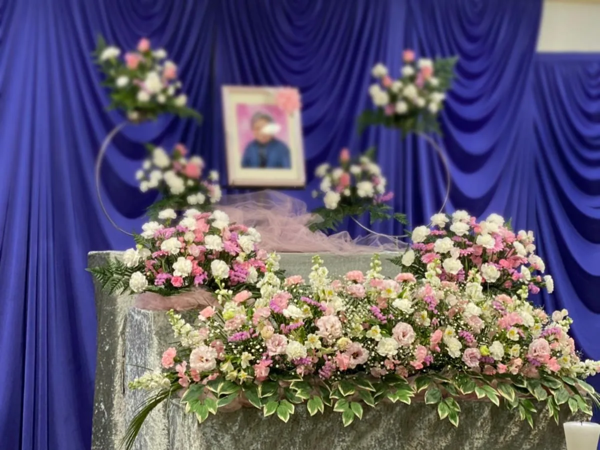 美松苑会館にて6名の一日葬