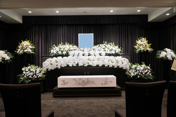 大阪祭典 帝塚山ファミリーホールで葬儀を行なった写真