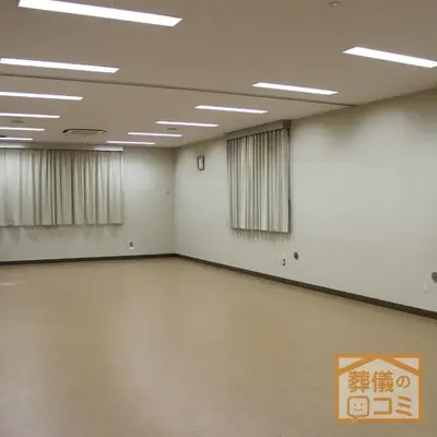 椿中央公民館で葬儀を行なった写真