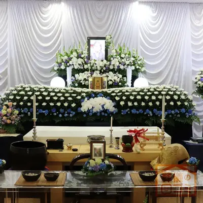 城西サポートセンターミニホールで葬儀を行なった写真