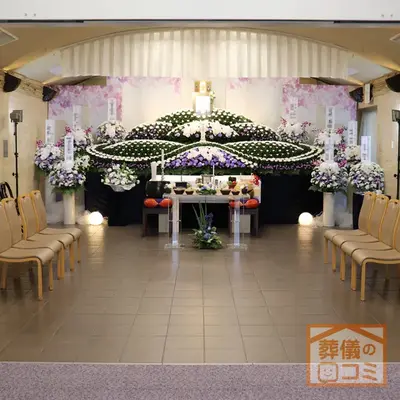 みどり会館で葬儀を行なった写真