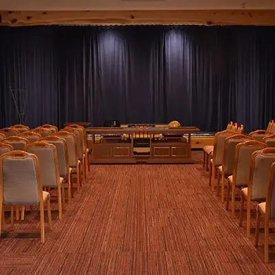 はごろもホールで葬儀を行なった写真