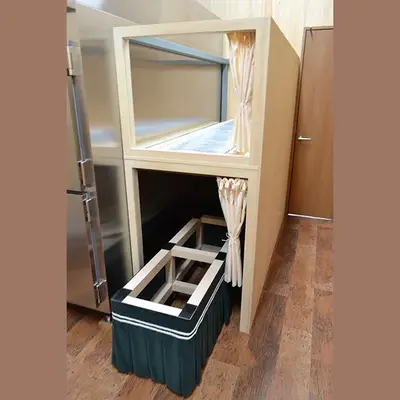 はごろもホールで葬儀を行なった写真