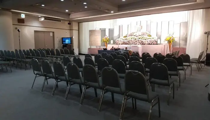 朝霞市斎場で葬儀を行なった写真