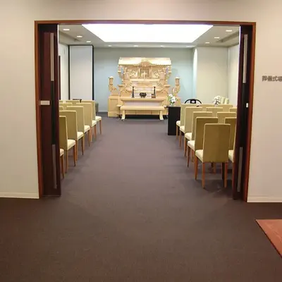 埼葛斎場で葬儀を行なった写真