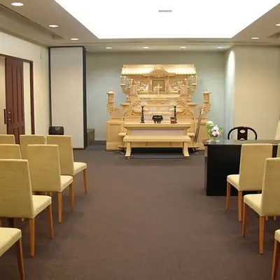 埼葛斎場で葬儀を行なった写真