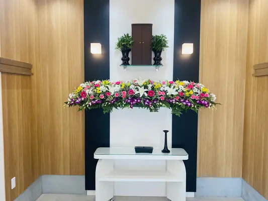 寝屋川市の家族葬メモリアルハートで葬儀を行なった写真