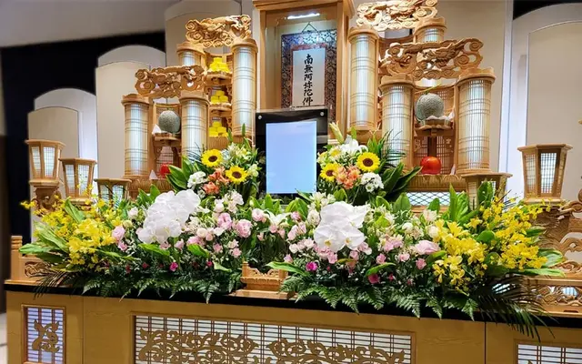 西口共栄社（交野営業所）で葬儀を行なった写真
