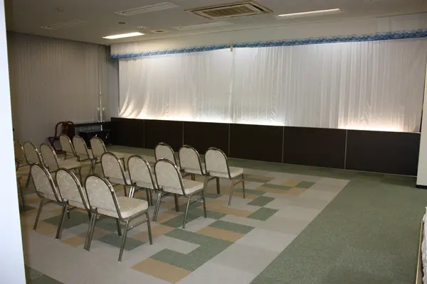 西口共栄社（光善寺会館）で葬儀を行なった写真