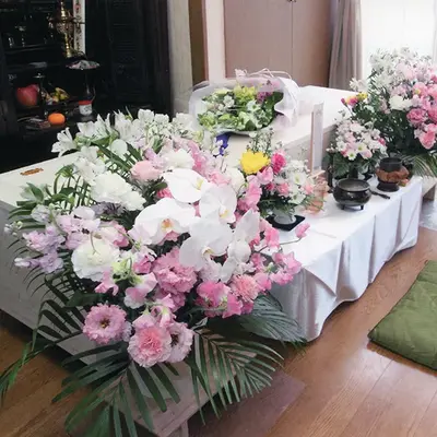 遠藤葬祭で葬儀を行なった写真