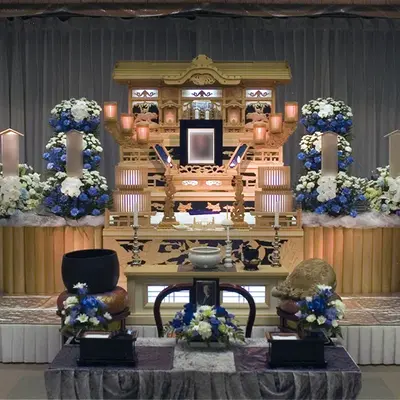 遠藤葬祭で葬儀を行なった写真