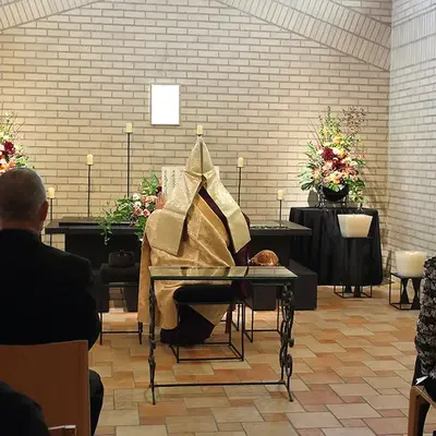 株式会社いせや　花小金井ホールロゼリアで葬儀を行なった写真