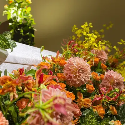 株式会社いせや　花小金井ホールロゼリアで葬儀を行なった写真