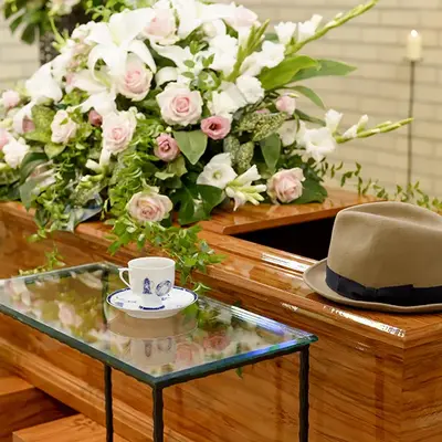 株式会社いせや　花小金井ホールロゼリアで葬儀を行なった写真