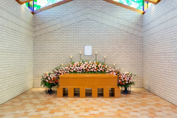 株式会社いせや　花小金井ホールロゼリアで葬儀を行なった写真