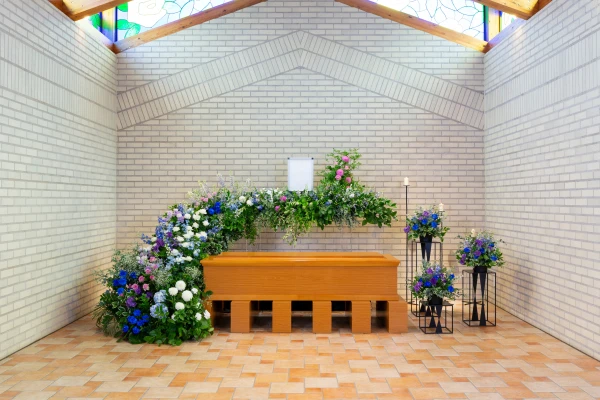 株式会社いせや　花小金井ホールロゼリアで葬儀を行なった写真