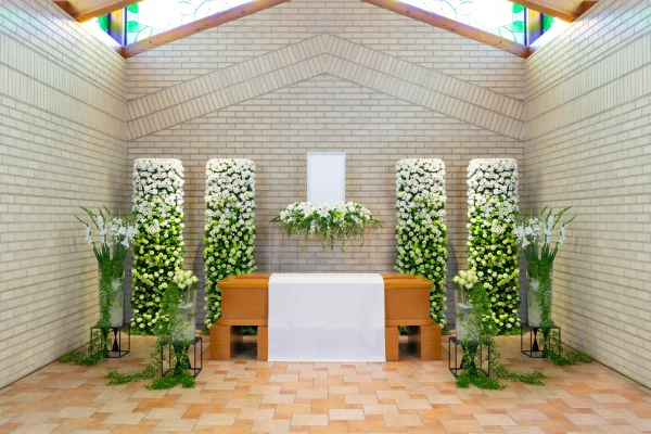 株式会社いせや　花小金井ホールロゼリアで葬儀を行なった写真