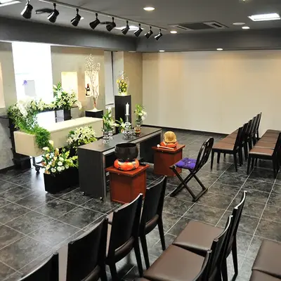 小さなお葬式 鶴見駅前ホールで葬儀を行なった写真