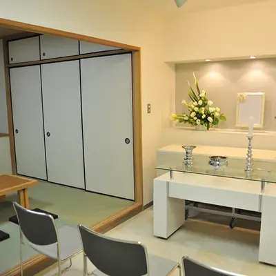 小さなお葬式 鶴見駅前ホールで葬儀を行なった写真