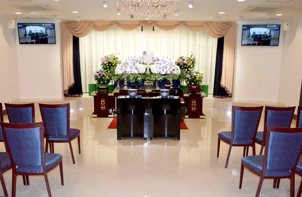 青葉台ほうさい殿で葬儀を行なった写真