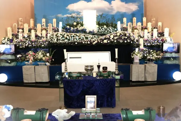 藤沢市斎場（大庭斎場）で葬儀を行なった写真