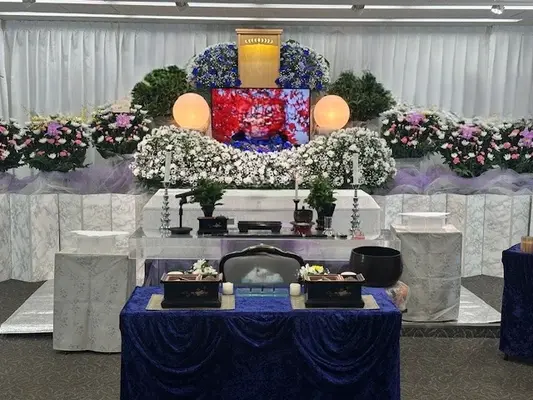 真心葬祭で葬儀を行なった写真