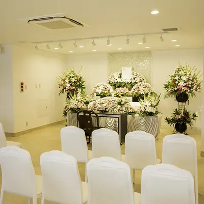 小さなお葬式 小田栄ホールで葬儀を行なった写真