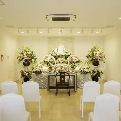 小さなお葬式 小田栄ホールで葬儀を行なった写真