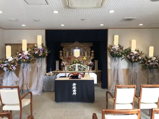 熱海市火葬場で葬儀を行なった写真