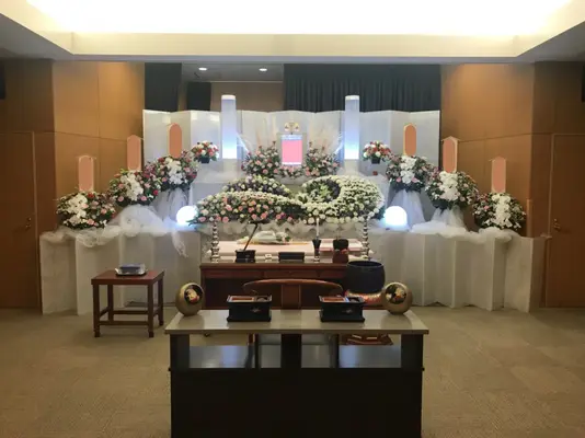 厚木市斎場で葬儀を行なった写真