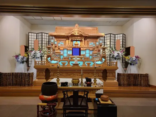 愛川聖苑で葬儀を行なった写真