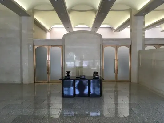 相模原市営斎場で葬儀を行なった写真