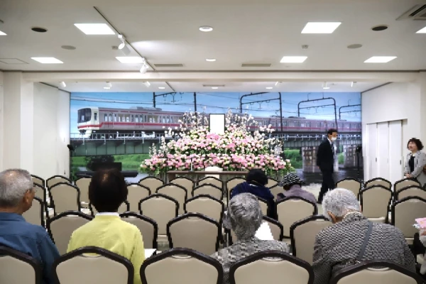 京王メモリアル調布で葬儀を行なった写真