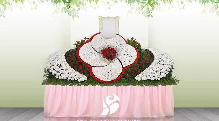 公心堂典礼で葬儀を行なった写真