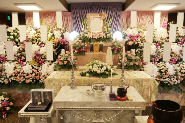 多摩中央葬祭(森の風ホール府中)で葬儀を行なった写真