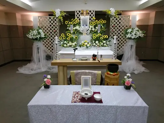 セレモニー結で葬儀を行なった写真