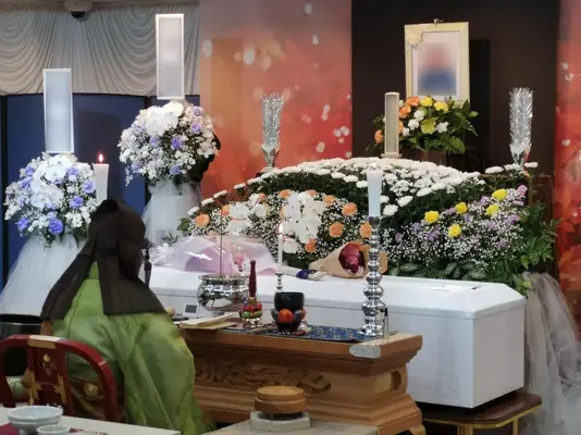 セレモニー結で葬儀を行なった写真