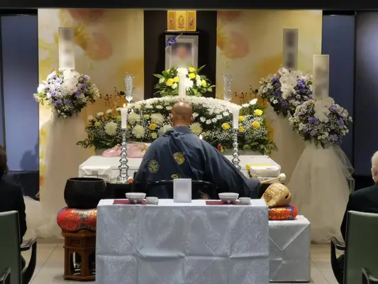 セレモニー結で葬儀を行なった写真