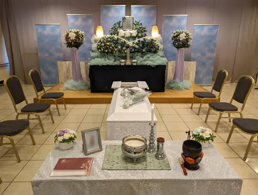 セレモニー結で葬儀を行なった写真