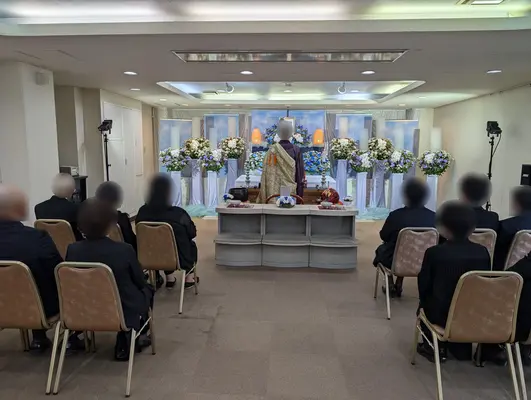 セレモニー結で葬儀を行なった写真