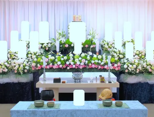 相談できるお葬式で葬儀を行なった写真