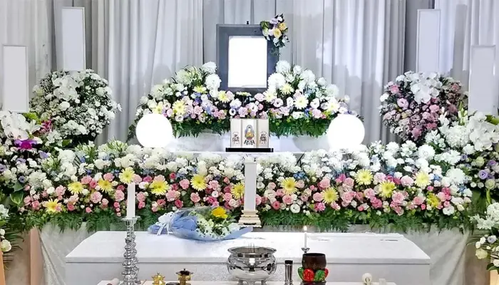 わかりやすい家族葬 足立区店で葬儀を行なった写真