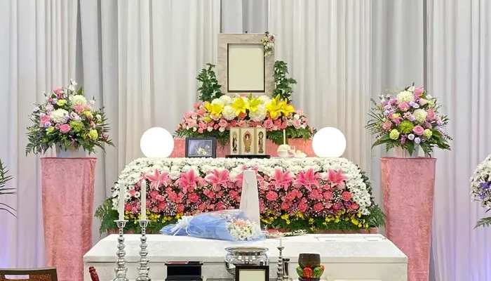 わかりやすい家族葬 足立区店で葬儀を行なった写真