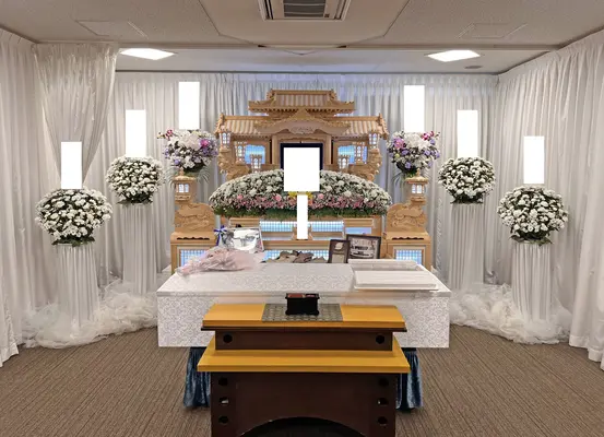 わかりやすい家族葬 足立区店で葬儀を行なった写真