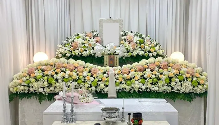 わかりやすい家族葬 足立区店で葬儀を行なった写真