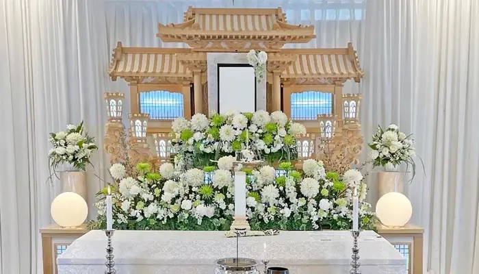 わかりやすい家族葬 足立区店で葬儀を行なった写真